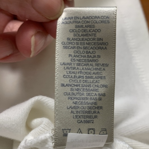 Rafaella Ivory Professional Top, Sleeveless 100% soft cotton - Picture 6 of 10